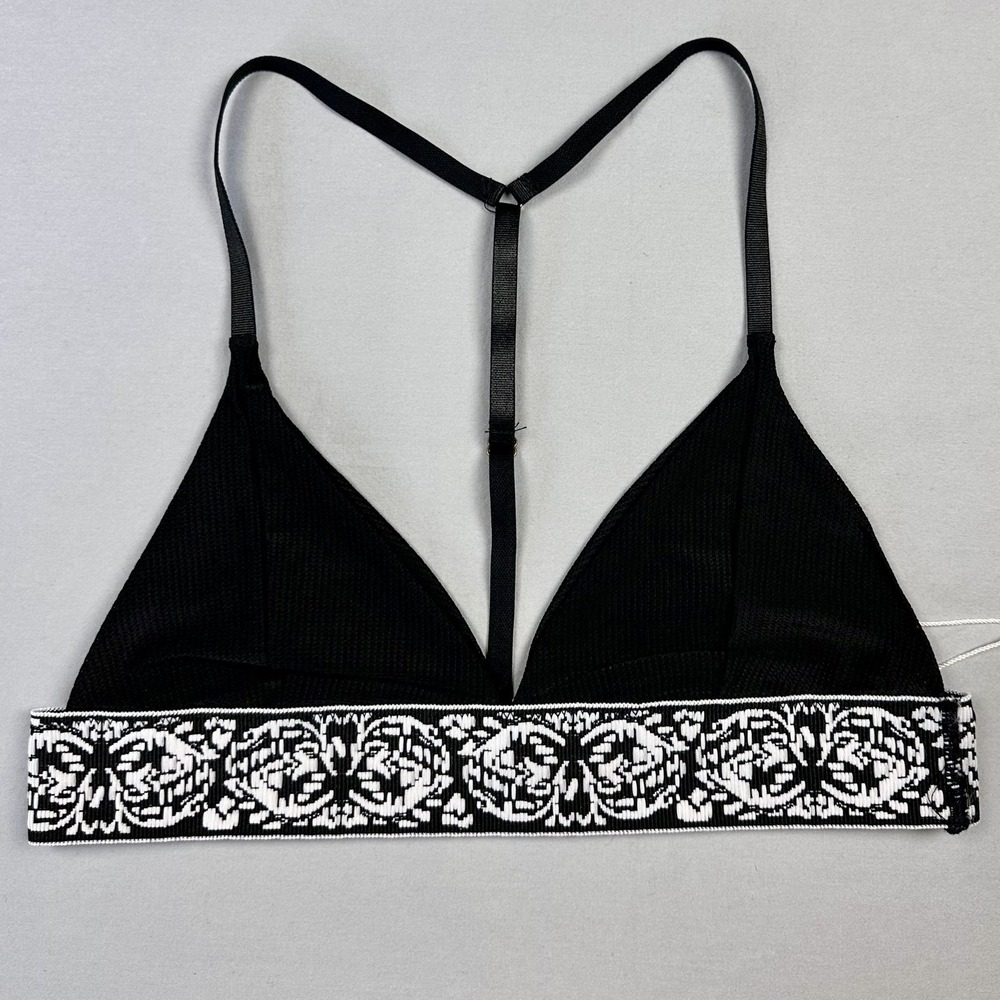 OneTeaspoon Ivy Bodice Bralette Womens Large Crop Top‎ Stretch Mesh New